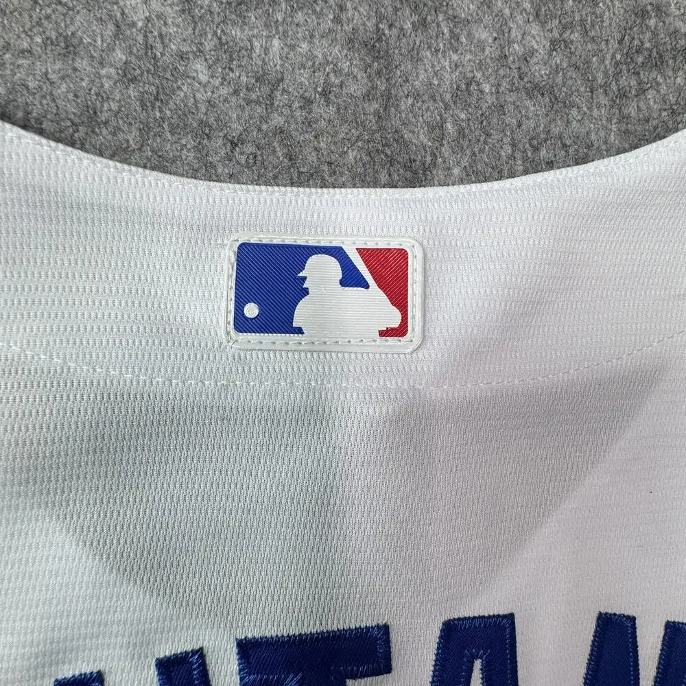 Los Angeles Dodgers Jersey Mens Large White MLB Baseball Shohei Ohtani 17 Nike
